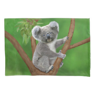 Blue-Eyed Baby Koala Beer Kussensloop