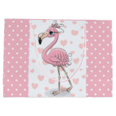 Blue Eyed Flamingo Groot Cadeauzakje (Achterkant)