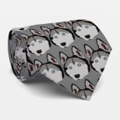 Blue Eyed Husky Stropdas (Opgerold)