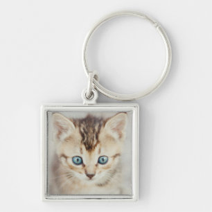 Blue Eyed Kat Sleutelhanger