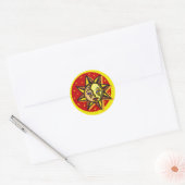 Blue Eyed Sun Ronde Sticker (Envelop)