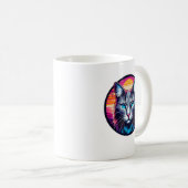 Blue-Eyed Sunrise Cat Coffee Mug (Devant droit)