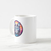 Blue-Eyed Sunrise Cat Coffee Mug (Devant gauche)