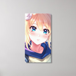 Blue Eyes 2 Canvas Afdruk