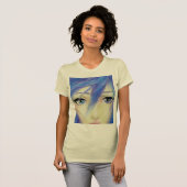 Blue Eyes-bericht T-shirt (Voorkant volledig)