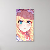 Blue Eyes Canvas Afdruk (Voorkant)