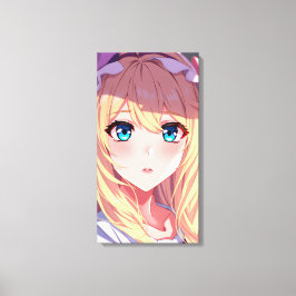 Blue Eyes  Canvas Afdruk