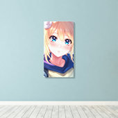 Blue Eyes  Canvas Afdruk (Insitu (Houten vloer))