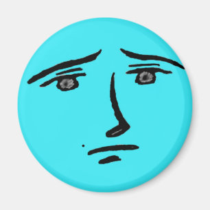 Blue Face Anime Magneet