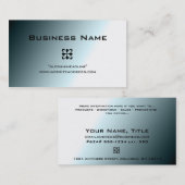 Blue Fade Design1-Visitekaartjes Visitekaartje (Voorkant / Achterkant)