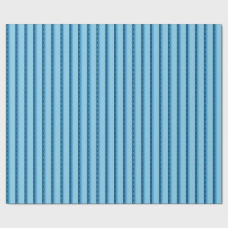 blue faded stripes with dots cadeaupapier