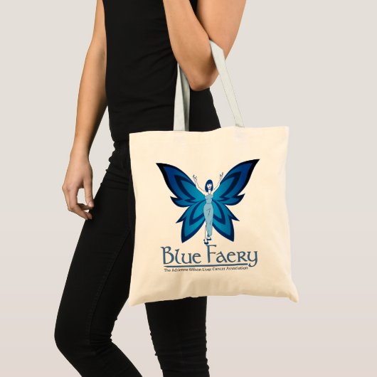 Blue Faery canvas tas (vele stijlen) (Voorkant (product))