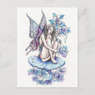 Blue Fairy Briefkaart