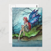 Blue Fairy Briefkaart (Voorkant / Achterkant)