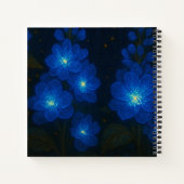 Blue Fairy Calm Peaceful Fantasy Floral Notitieboek (Achterkant)