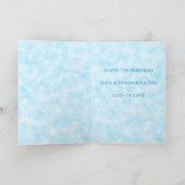 Blue Fairy Daughter 7th Birthday Kaart (Binnen)