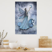 Blue Fairy Dragon Poster by Molly Harrison (Cuisine)