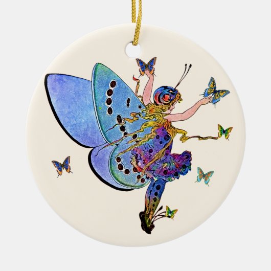 Blue Fairy Dust Ornament (Voorkant)