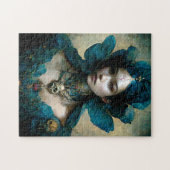 Blue Fairy Fantasy Art Jigzaag Puzzle Legpuzzel (Horizontaal)