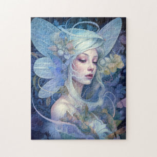 Blue Fairy Fantasy Art Legpuzzel