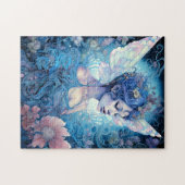 Blue Fairy Fantasy Art Legpuzzel (Horizontaal)