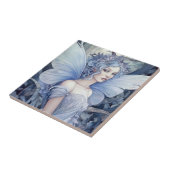 Blue Fairy Fantasy Art Tegeltje (Zijkant)