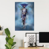 Blue Fairy Poster (Thuiskantoor)