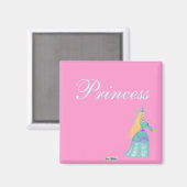 Blue Fairytale Princess Magnet (Recto/Verso)