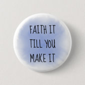 Blue Faith IT Button (Voorkant)