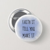 Blue Faith IT Button (Voorkant /achterkant)
