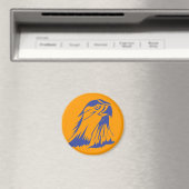 Blue Falcon-Button Magneet (Insitu (Vaatwasser))