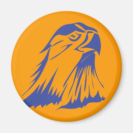 Blue Falcon-Button Magneet (Voorkant)