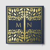 Blue Fantasy Royal Medieval Sword Wedding (Verso)