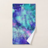 Blue Fantasy waterverven : Bad Handdoek (Handdoek)