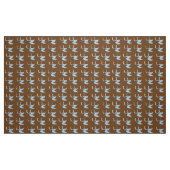 Blue Feathers Hoefijzer Fabric Stof (Fat Quarter)