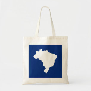 Blue Festive Brazilië Tote Bag