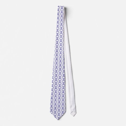 Blue Finial Pattern Stropdas (Voorkant)