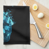 Blue Fire Crull Serviette de cuisine (Quart Plié)