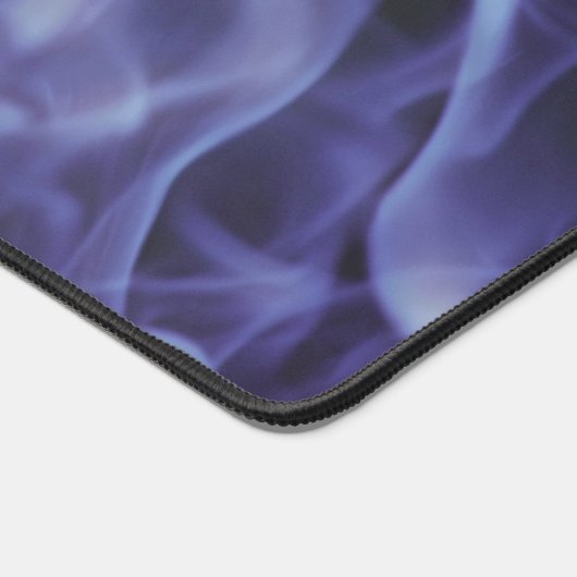 Blue Fire Flames Art Desk Pad (Coin)