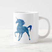 Blue Fire Unicorn Jumbo Mug (Droite)