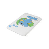 Blue Fish Bath Mat (Gekanteld)