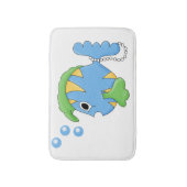 Blue Fish Bath Mat (Voorkant Verticaal)