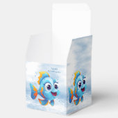 Blue Fish Favor Box Bedankdoosjes (Geopend)