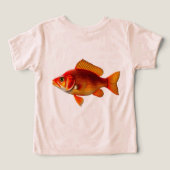 Blue Fish with Spiky Fins and Scales (Design Verso)