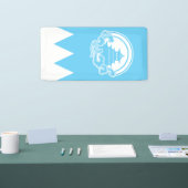 Blue Flag Banner - Castle (Beurs)