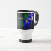 Blue Flag Iris Flower Personalized Reisbeker (Voorkant rechts)