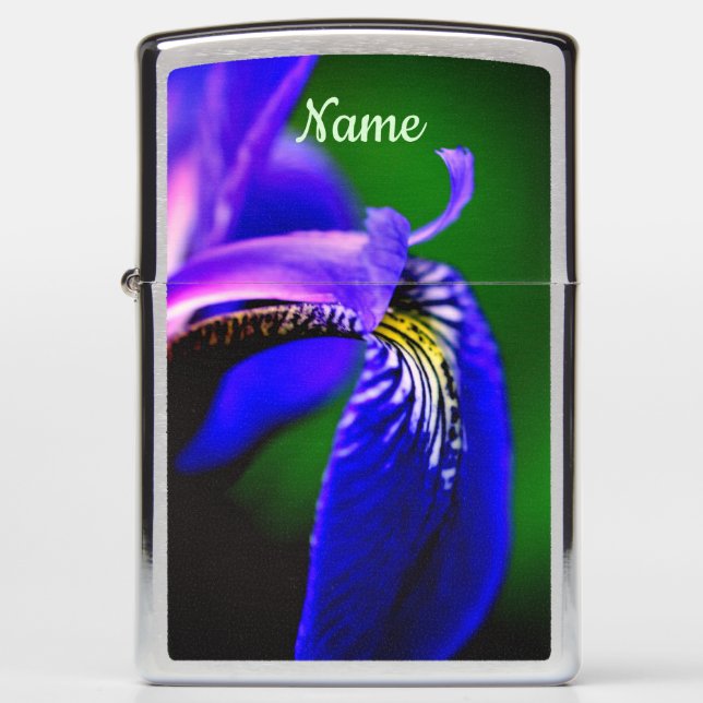 Blue Flag Iris Flower Petal Personalized (Voorkant)