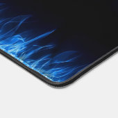 Blue Flame Desk Mat – Cool Fire Design voor gaming (Hoek)