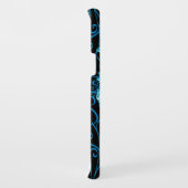 Blue Flame Skull Motorola Droid RAZR Hoesje (Achterkant/rechts)