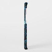 Blue Flame Skull Motorola Droid RAZR Hoesje (Achterkant/links)